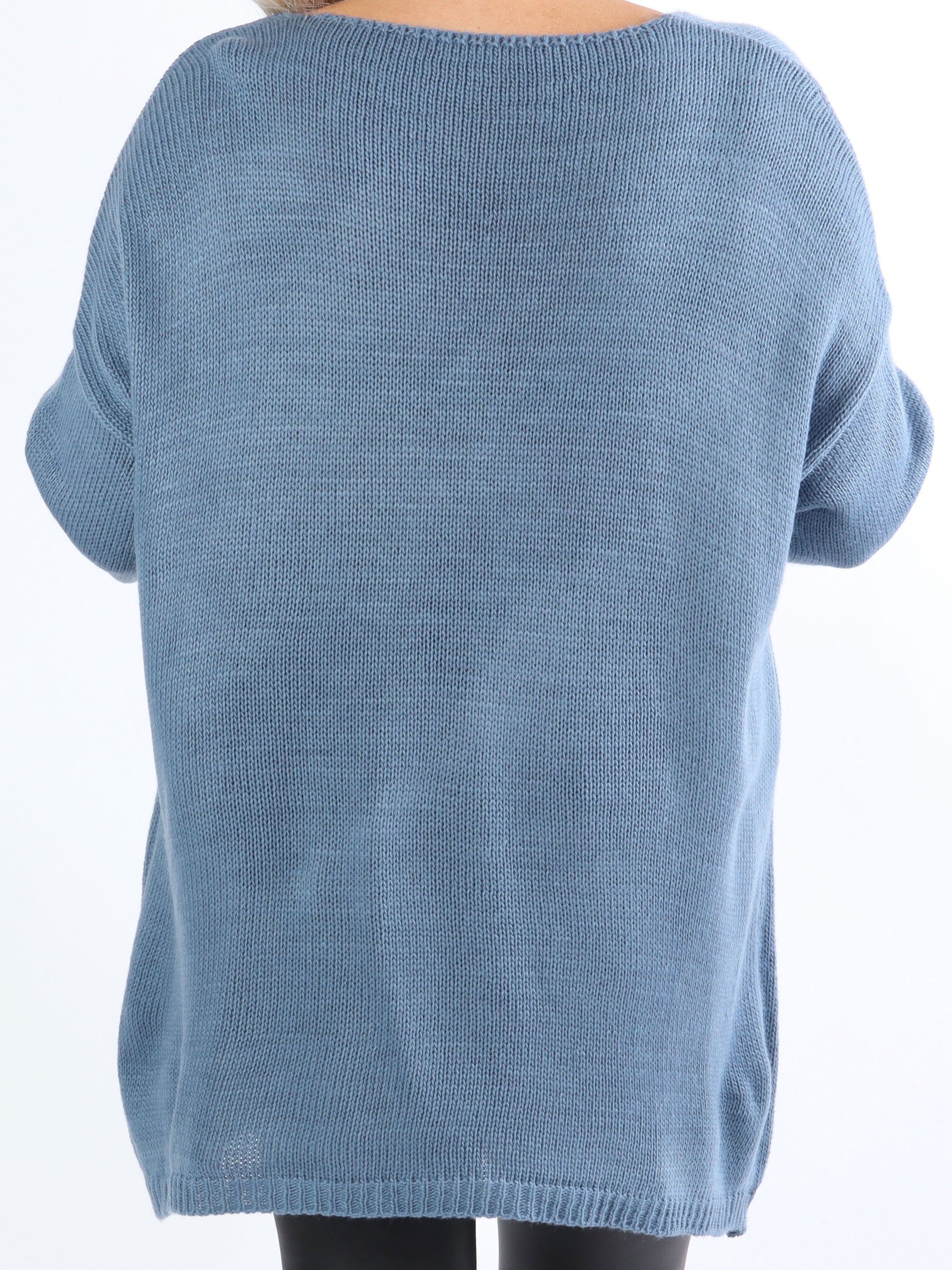 Mickey - Plus size strik med motiv